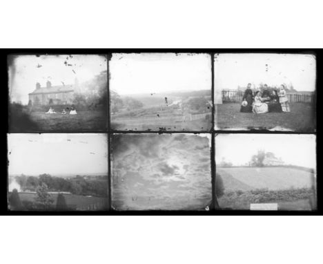 [Wortley, Colonel Henry Stuart, 1832-1890]. A collection of 49 glass plate photographic negatives of British views and scenes