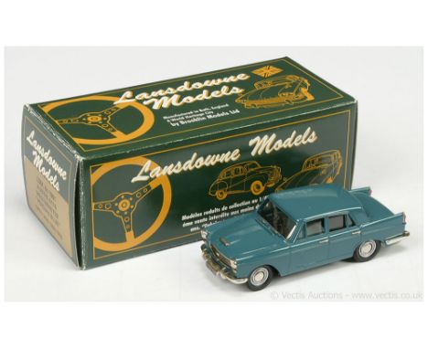 Lansdowne Models 1/43 Scale LDM6C 1961 Austin A110 Westminster - Persian blue, blue interior, chrome trim - Mint in an Excell