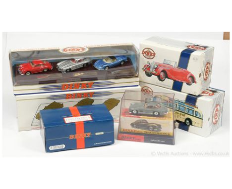 Matchbox Dinky The Collection a group to include DY-902 Classic Sports Cars Series 1 3-model set mounted on plinth, DY903 Cla