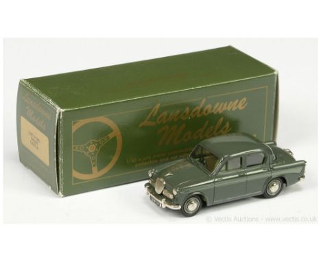 Lansdowne Models 1/43 Scale LDM14 1963 Singer Gazelle - dark green with lighter green interior and body stripe, chrome trim -