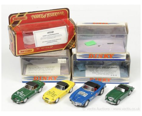 Matchbox The Dinky Collection Code 2 issues (1) DY18 1967 Jaguar E-type - yellow, "The Millennium Convention" with certificat