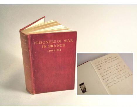 BOOKS: CORNISH HISTORY. 'Prisoners of War In France 1804-1814. An account of the adventures as prisoners during the Napoleoni