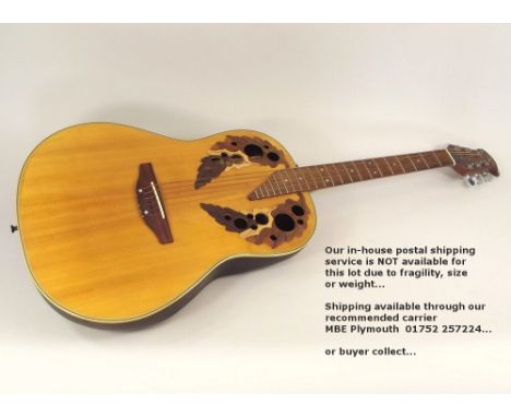 ACOUSTIC GUITAR. A Tanglewood, 'Autumn Leaves' 6-string electro-acoustic guitar. Soft case.