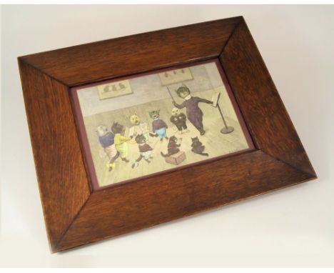 AFTER LOUIS WAIN. A Louis Wain print, The Cat's Choir. 17 x 25cm.