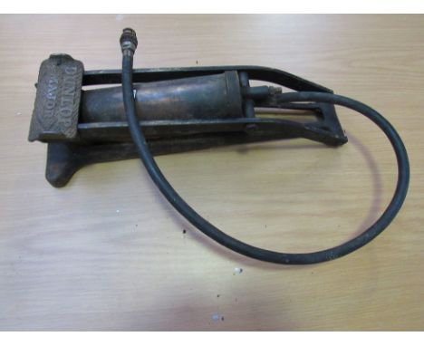 A vintage Dunlop Major foot pump