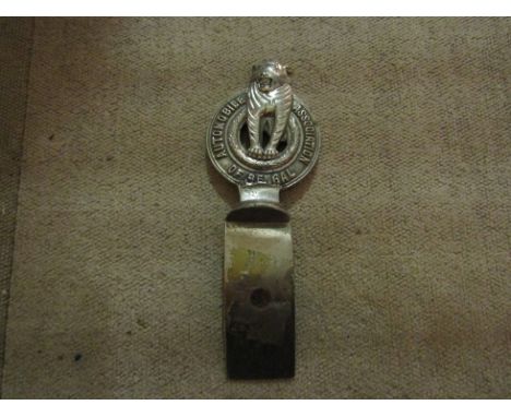 A chromed badge 'Automobile association of Bengal'