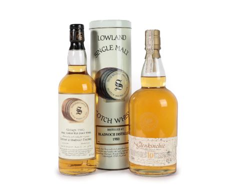 Bladnoch 1980 17 Years Old Single Lowland Malt Scotch Whisky, by independent bottlers Signatory Vintage Scotch Whisky Co. Ltd