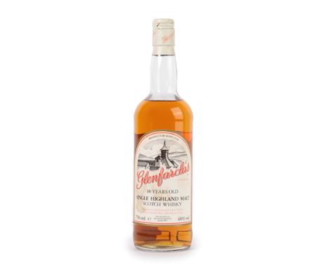 Glenfarclas 10 Years Old Single Highland Malt Scotch Whisky, 1980s bottling, 40% vol 75cl (one bottle)