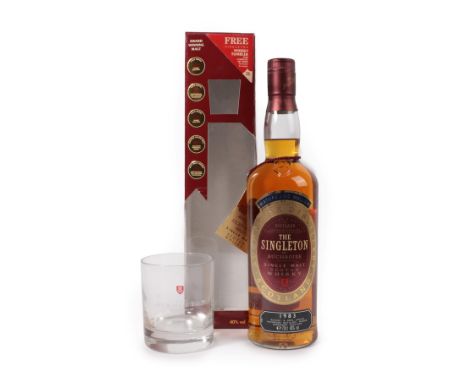 The Singleton Of Auchroisk Single Malt Scotch Whisky 1983, 40% vol 70cl, in original cardboard sleeve with glass tumbler (one