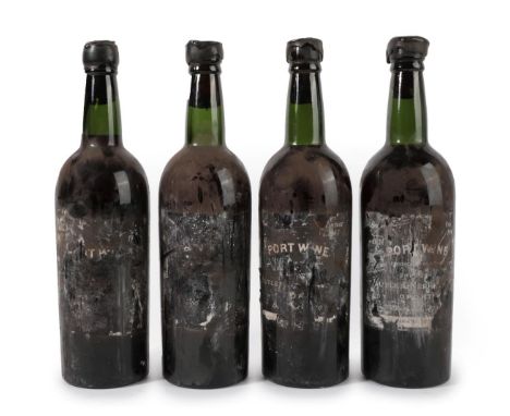 Butler, Nephew & Co. 1947 Vintage Port (four bottles) CONDITION REPORT: .  (poor labels)