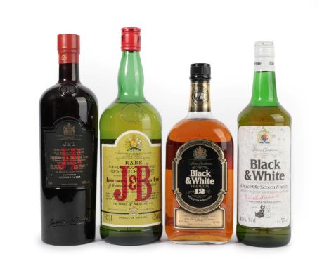 J &amp; B Jet Blended Scotch Whisky, Justerini &amp; Brooks Ltd., St. James' Street, London, 43% vol 1Litre (one bottle), J &