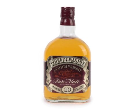Tullibardine 10 Years Old Pure Malt Scotch Whisky, 1980s dumpy bottling, 40% vol 750ml (one bottle)