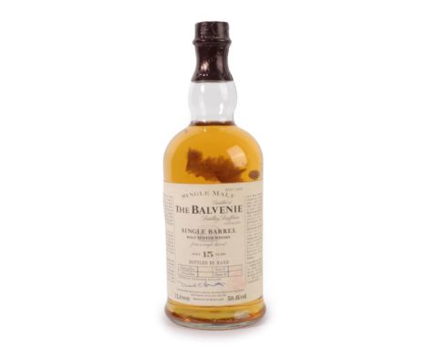 The Balvenie 15 Years Old Single Barrel Malt Scotch Whisky, cask number 8836, bottle number 125, bottling date 22.11.94, in c