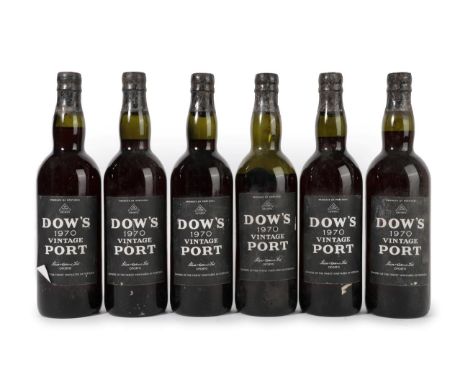 Dow's 1970 Vintage Port (six bottles)