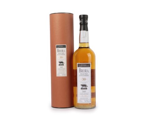 Brora 30 Years Old Single Malt Scotch Whisky, 8th release bottled in 2009, Limited Edition Bottle No. 1866 of 2652, 54.3% 70c