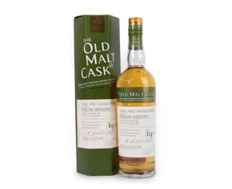 Rosebank 19 Years Old Single Malt Scotch Whisky, by independent bottlers Douglas Laing &amp; Co. Ltd., for their "The Old Mal