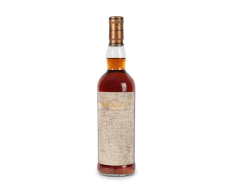 The Macallan 25 Years Old Anniversary Malt, Single Highland Malt Scotch Whisky, distilled 1969, bottled 1995, 43% vol 70cl (o