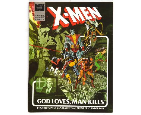 X-Men: God Loves, Man Kills, and Starslammers: a pair of scarce 1stprinting graphic novels (Marvel Comics).From the Peter Jud