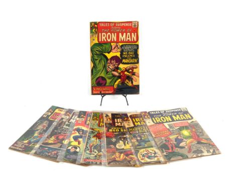 Tales of Suspense featuring Iron Man and Captain America: a group of 17 early Silver-age issues featuring 1st appearance of P