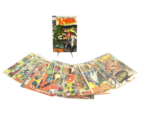 The X-Men: a group of 15 early Silver-age issues featuring 1stappearances, classic covers and notable issues (Marvel Comics, 