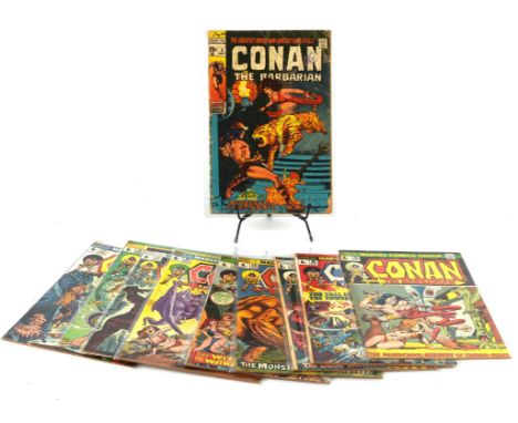 Conan The Barbarian: a large run group of 89 Silver and bronze-age issues featuring 1st appearance of Red Sonja, classic Barr