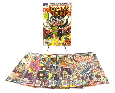 Logans run: a complete run of 7 issues (Marvel Comics, 1976).From the Peter Judge Comic collection.   This lot features:Logan