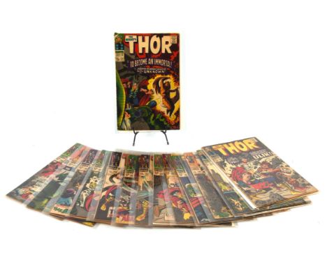 The Mighty Thor: a group of 15 key silver-age issues featuring key first appearance (Marvel Comics, 1967 onwards).A collectio