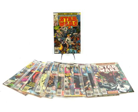 Star Wars Nos. 2  13:  a group of 12 early Marvel Star Wars issues (Marvel Comics, 1977/78).Featuring the 1st Chewbacca cover