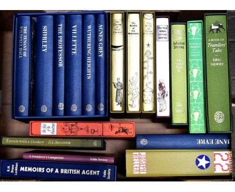 FOLIO SOCIETY; a quantity of books to include boxed sets, Bronte Sisters 'Shirley', 'The Professor', 'Villette', 'Wuthering H