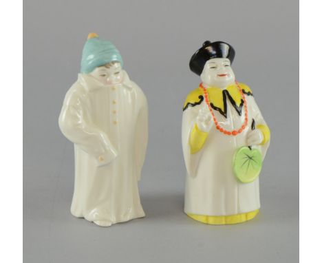 Royal Worcester candle-snuffers 'Mandarin' & 'Toddy'