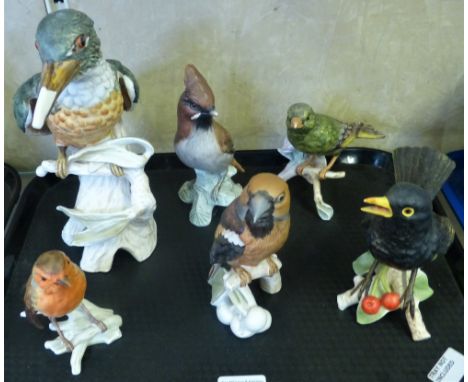 Six Goebel figures of birds