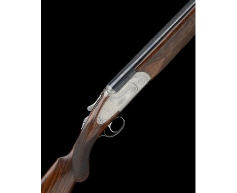 FAUSTI A 12-BORE 'CLASS SL' SIDEPLATED SINGLE-TRIGGER OVER AND UNDER EJECTOR, serial no. B56458, 28 3/4in. nitro barrels with