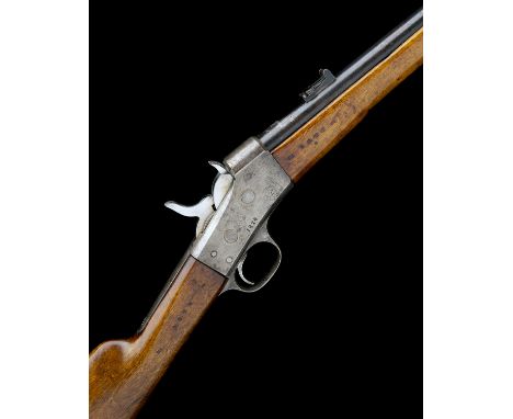 A 12.7x48R SINGLE-SHOT CARBINE, UNSIGNED, MODEL 'SWEDISH ROLLING BLOCK', serial no. 2130, dated for 1874, with blued round 18