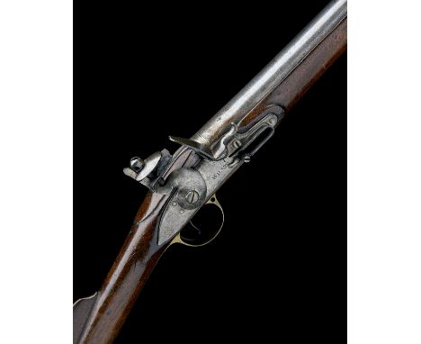 R. WILSON, LONDON  A .750 FLINTLOCK SERVICE-CARBINE, serial no. 76, circa 1810 and similar to an Elliot Pattern but with musk