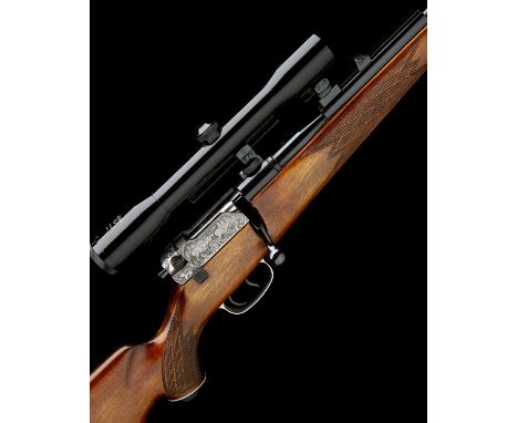 ORIGINAL MAUSER A GAME-ENGRAVED 7MM SE V. HOFE 'MODEL 66' BOLT-ACTION SPORTING RIFLE, serial no. G29621, 25 3/4in. nitro barr