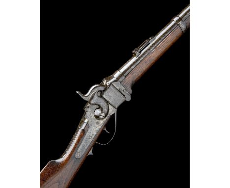 SHARPS, USA A .52 PERCUSSION BREECH-LOADING CARBINE, MODEL '1863 NEW MODEL', serial no. C,7639, circa 1864, with 22in. barrel