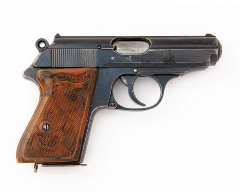 WALTHER, GERMANY A 7.65mm SEMI-AUTOMATIC SERVICE-PISTOL, MODEL 'PPK', serial no. 288298K, World War Two manufacture, with blu