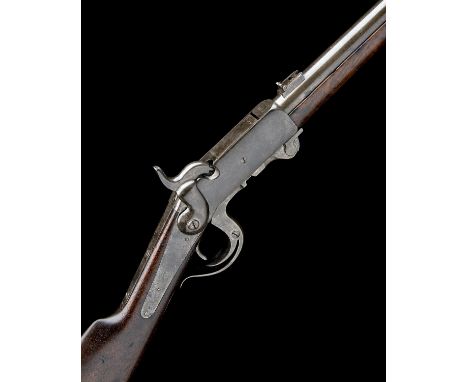 BURNSIDE RIFLE CO, USA A .54 PERCUSSION BREECH-LOADING CAVALRY-CARBINE, MODEL 'BURNSIDE PATENT THIRD MODEL' , serial no. 1787