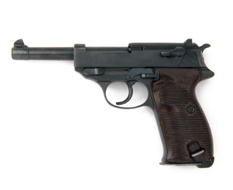 SPREEWERK, GERMANY A 9mm (PARA) SEMI-AUTOMATIC SERVICE-PISTOL, MODEL 'WALTHER P38', serial no. 9467, late wartime production,