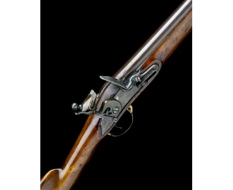 A .790 DOG-LOCK MUSKET, UNSIGNED, MODEL 'SWEDISH 1747 PATTERN', serial no. 158, circa 1750, with shortened 30 1/2in. barrel, 