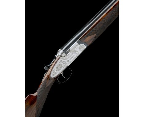 P. BERETTA A 12-BORE 'MOD. SO2' DOUBLE-TRIGGER OVER AND UNDER SIDELOCK EJECTOR, serial no. C08575B, 26 3/4in. (68cm) nitro ba