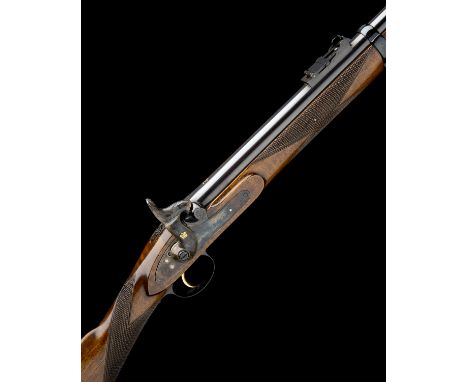 W. &amp; C. SCOTT, LONDON A .577 PERCUSSION DELUXE RIFLE, MODEL 'PATTERN 1856', no visible serial number, apparently renovate