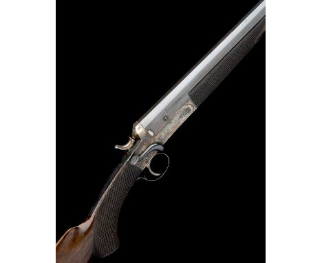 T. HEPPLESTONE A .410 (SMOOTHBORED) SIDELEVER HAMMER ROOK RIFLE, serial no. 66524, smoothbored from .300 Rook, 26in. turned o