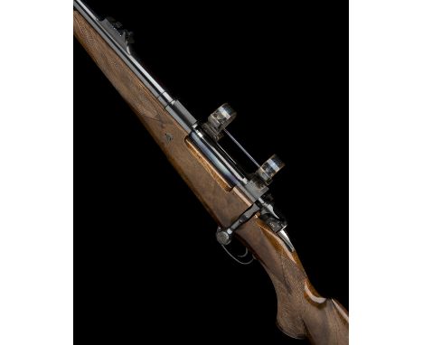 CHARLES LANCASTER A FINE LEFT-HANDED .375 H&H MAGNUM DOUBLE SQUARE-BRIDGE BOLT-MAGAZINE SPORTING RIFLE, serial no. 30011, 23 