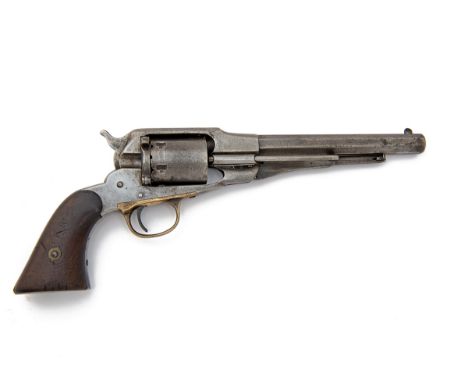 E. REMINGTON & SONS, USA A .38 RIMFIRE SIX-SHOT REVOLVER, MODEL 'NEW MODEL NAVY FACTORY CARTRIDGE CONVERSION', serial no. 434