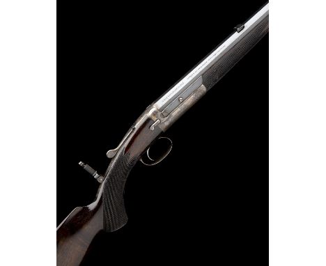 HOLLAND & HOLLAND A .295 ROOK 'THE ROSS' 1882 PATENT LEVER-COCKING SINGLE-BARRELLED HAMMERLESS EJECTOR ROOK RIFLE, serial no.
