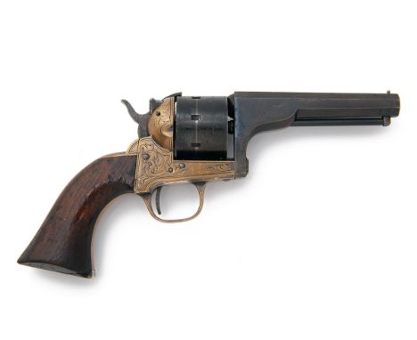 D. MOORE, USA A .32 RIMFIRE SEVEN-SHOT REVOLVER, MODEL 'MOORE'S PATENT', serial no. 5332, circa 1862, with blued octagonal 4i