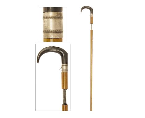 A .360 (No.5 FOR SHOT) WALKING-STICK SHOTGUN, UNSIGNED, MODEL 'DUMONTHIER'S PATENT, no visible serial number, circa 1900, pro
