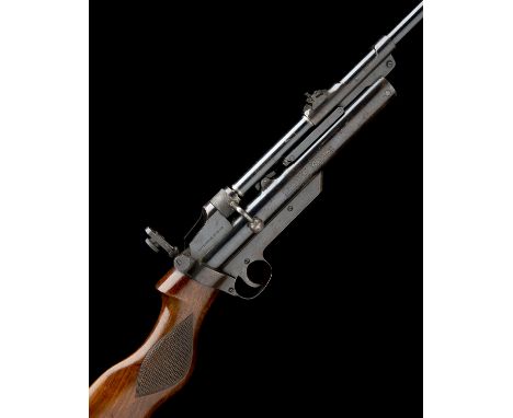 WEBLEY &amp; SCOTT, BIRMINGHAM A .22 BARREL-COCKING AIR-RIFLE , MODEL 'MKII SERVICE', serial no. S8361, circa 1937, with blue