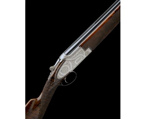 BROWNING A 12-BORE (3IN.)'B25' SINGLE-TRIGGER SIDEPLATED OVER AND UNDER EJECTOR, serial no. 8L4PW00161, 30in. nitro barrels w